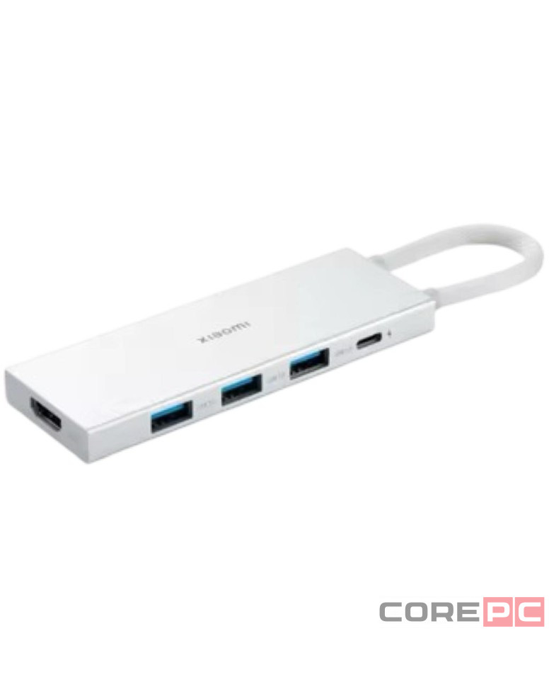 USB-хаб Xiaomi Type-C 5в1 3USB/1USB-C/HDMI XMDS05YM белый