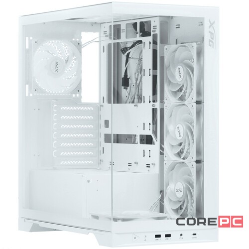 Компьютерный корпус ADATA XPG INVADER X TG RGB White (INVADERXMT-WHCWW)