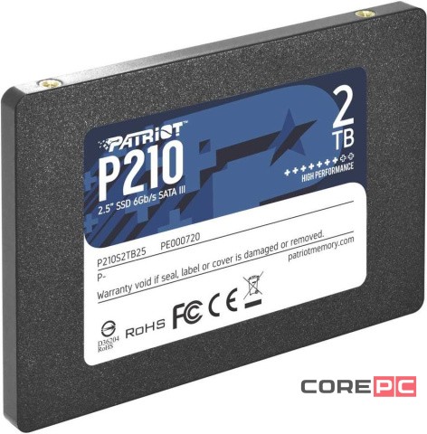 Твердотельный накопитель Patriot 2000 Gb P210 P210S2TB25