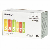 Батарейки CUKTECH B10 ZI5 тип AA 12 шт. + ZI7 тип AAA 12 шт. LR24 (цветные)