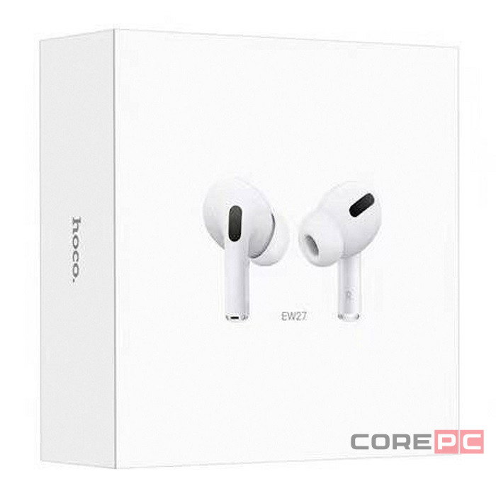 Беспроводные наушники TWS Hoco EW27 BT5.1/30mAh (300mAh)/4ч белые