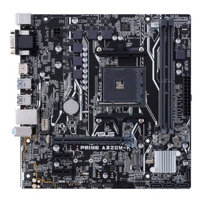 Материнская плата ASUS PRIME A320M-K/CSM 90MB0TV0-M0EAYC