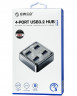 USB-С хаб Orico XHJ4U 4xUSB3.2 серый