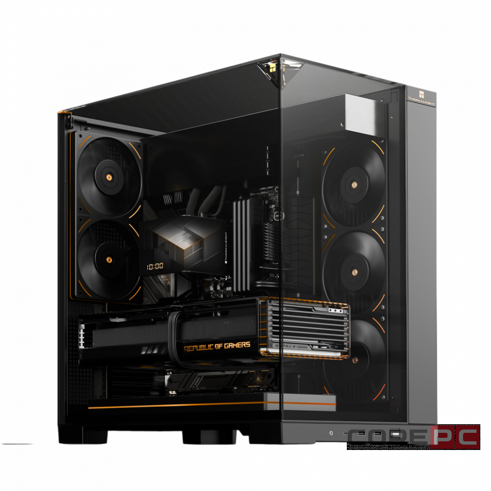 Компьютерный корпус Thermalright TR-A70 FAN5-C Black (TRA70F5CB)