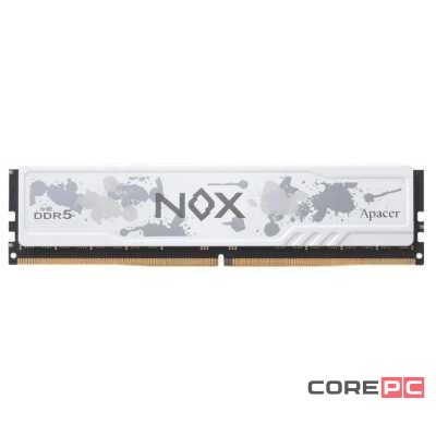 Оперативная память 32 Gb 6200 MHz Apacer NOX White (AH5U32G62C532MWAA-1)