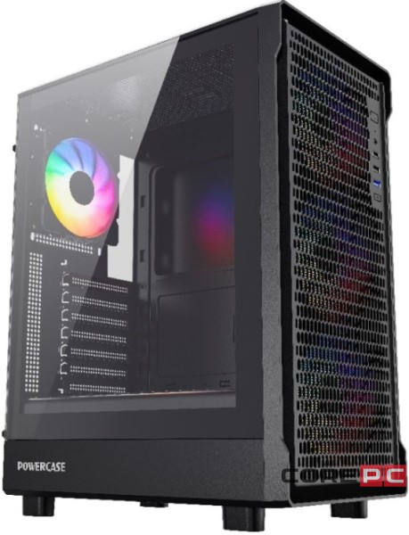 Компьютерный корпус Powercase Mistral PA5B FRGB TG Black (CMOAB-L4)