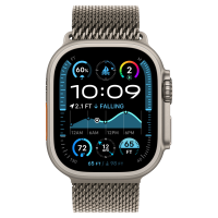 Apple Watch Ultra 2 (2024) 49mm Natural Titanium Case with Tan Alpine Loop (M)