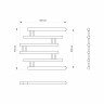 Водяной полотенцесушитель MIXLINE Серия СИМПЛ ПM4 ML-556337, нержавеющая сталь, пм-образная форма