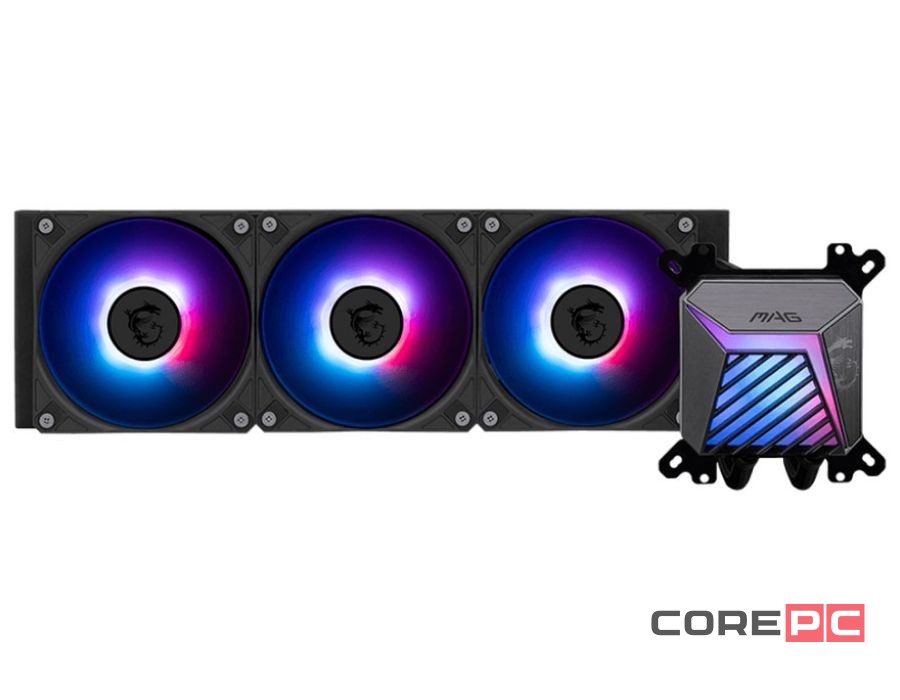 Система жидкостного охлаждения для процессора MSI MAG CORELIQUID A15 360 ARGB Black (306-7ZW9A11-L80)