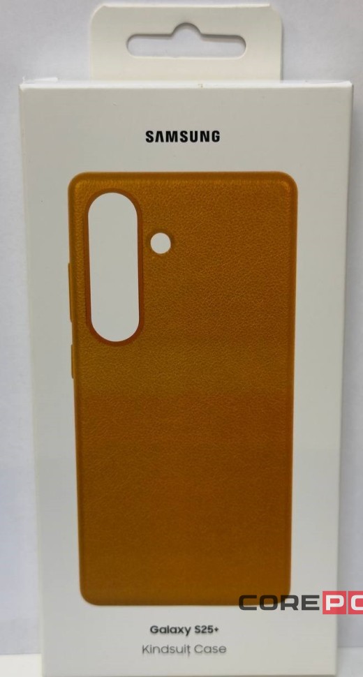 Накладка для Samsung Galaxy S25 Plus MagSafe Kindsuit Case кожанный светло-коричневый