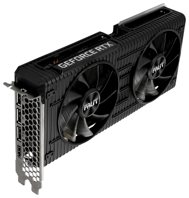 Видеокарта Palit (NE6306TS19P2-190AD) GeForce RTX 3060 Ti 8GB Dual OC V1 LHR
