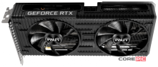 Видеокарта Palit (NE6306TS19P2-190AD) GeForce RTX 3060 Ti 8GB Dual OC V1 LHR