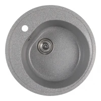 Мойкa МЛ-ГМС102 (ML-GMS102) СТАНДАРТ круглая, темно-серый (309), 500 мм (глуб. чаши 170)