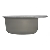 Мойкa МЛ-ГМС102 (ML-GMS102) СТАНДАРТ круглая, темно-серый (309), 500 мм (глуб. чаши 170)