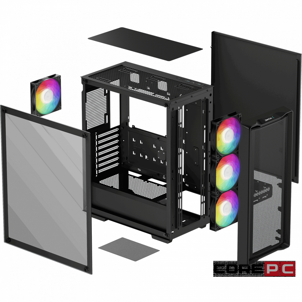 Компьютерный корпус Deepcool CC560 MESH V2 ARGB Black (R-CC560-BKAMA4-G-2)