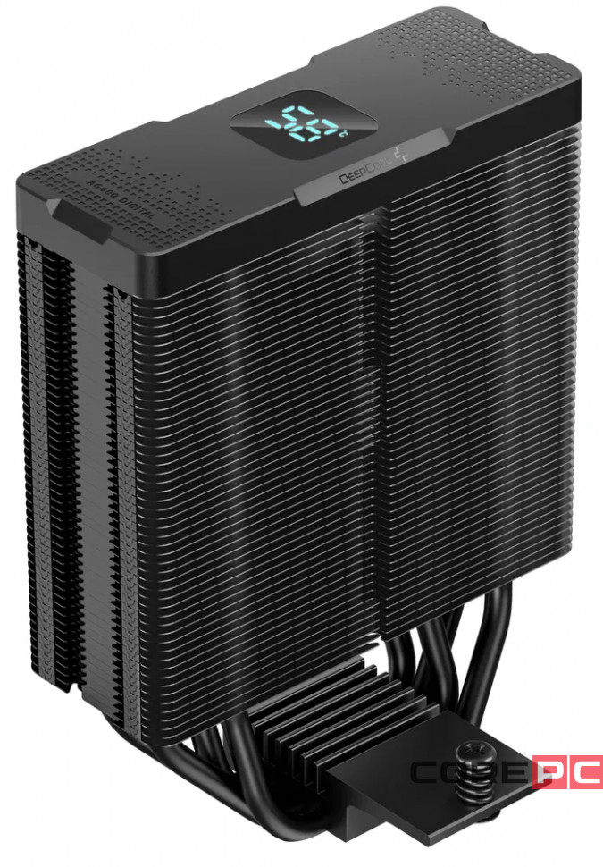Кулер для процессора Deepcool AG400 DIGITAL BK ARGB Black