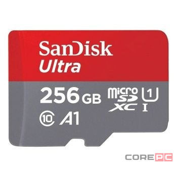 SDXC карта памяти Sandisk 256GB Ultra UHS-I (100 Mb/s) SDSDUNR-256G-GN3IN