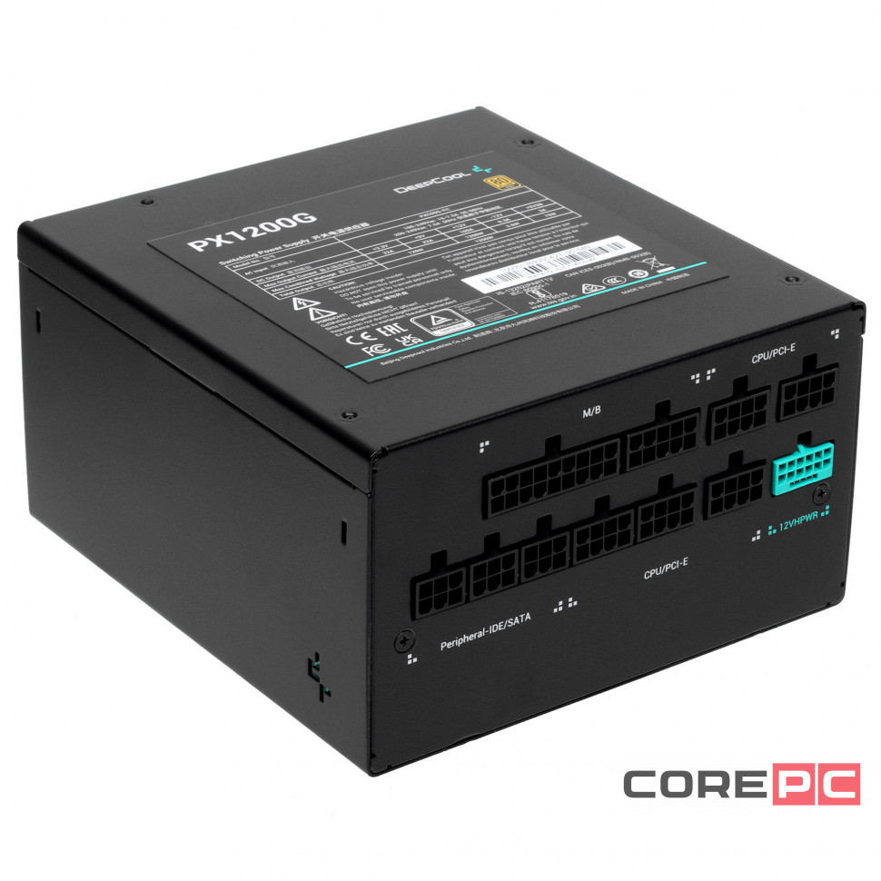 Блок питания Deepcool 1200W PX1200G (R-PXC00G-FC0B-EU) Gen5 16 Pin (PCIe 5.0 Connector Cable Details)