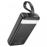 Powerbank Hoco J123B Element 30000mAh 3USB/1C/Micro черный