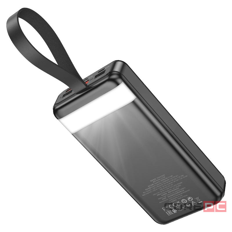 Powerbank Hoco J123B Element 30000mAh 3USB/1C/Micro черный
