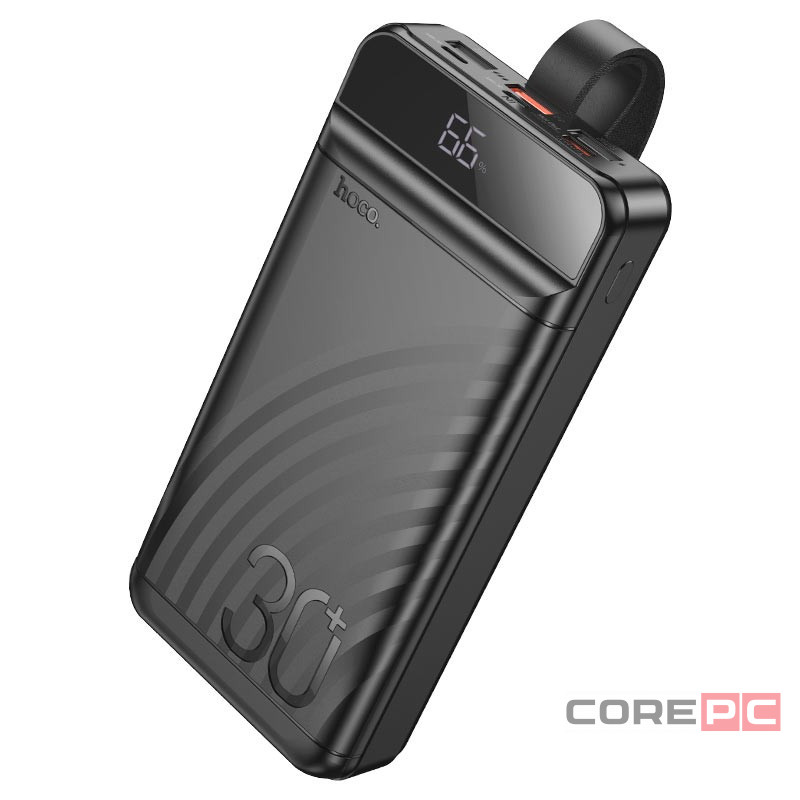 Powerbank Hoco J123B Element 30000mAh 3USB/1C/Micro черный