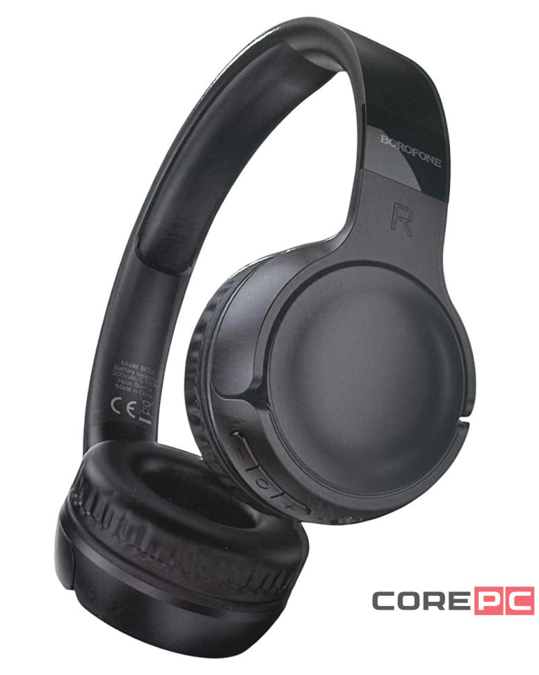 Стереонаушники Полноразмерные Borofone BO32 BT5.4/200mAh/8ч черные