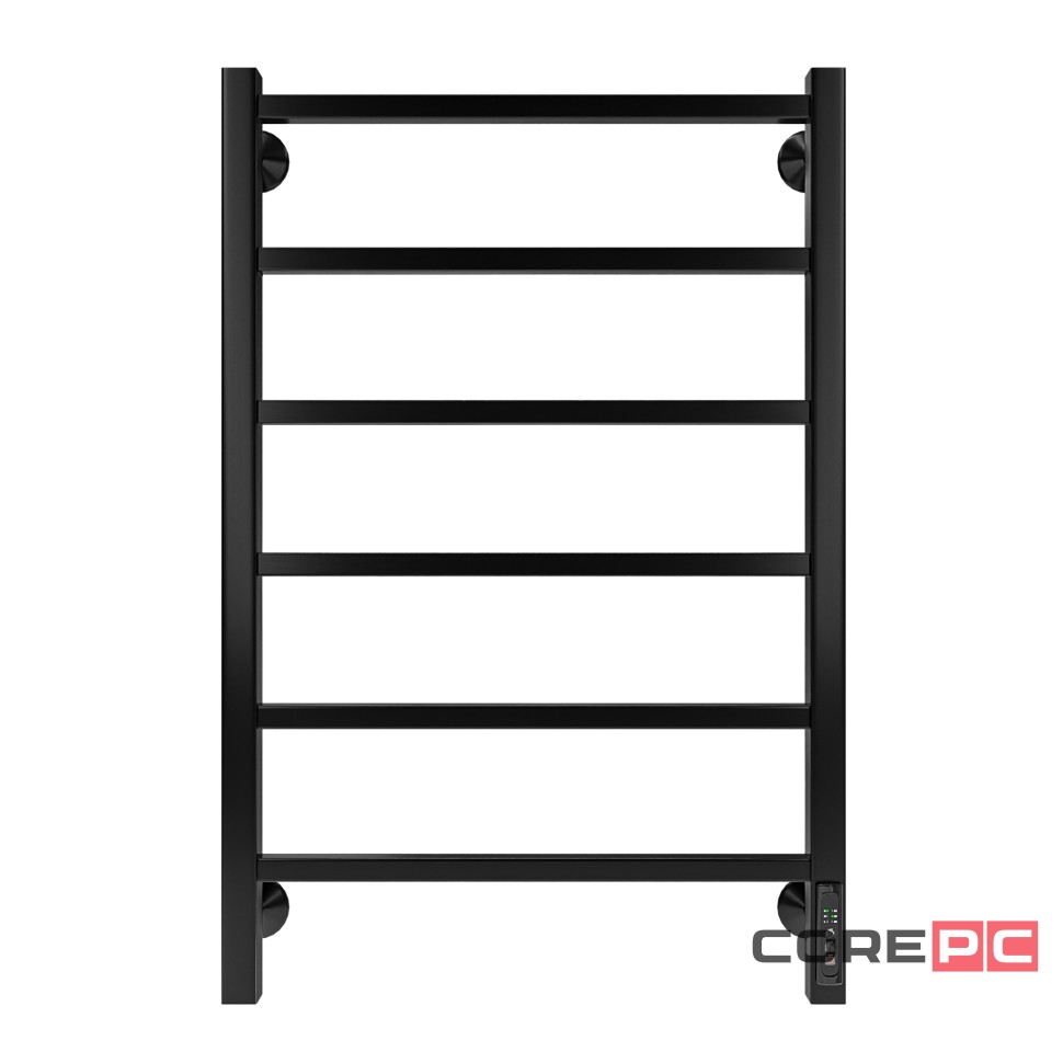 Полотенцесушитель Royal Thermo Axel П6 500х800 электро (встроен. диммер) черный