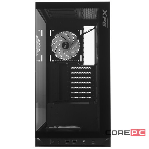 Компьютерный корпус ADATA XPG INVADER X TG RGB Black (INVADERXMT-BKCWW)