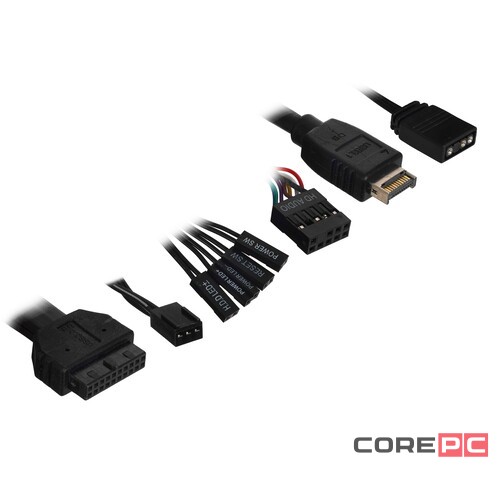 Компьютерный корпус ADATA XPG INVADER X TG RGB Black (INVADERXMT-BKCWW)