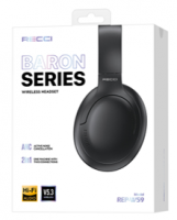 Стереонаушники Bluetooth Полноразмерные Recci Baron REP-W59 черные