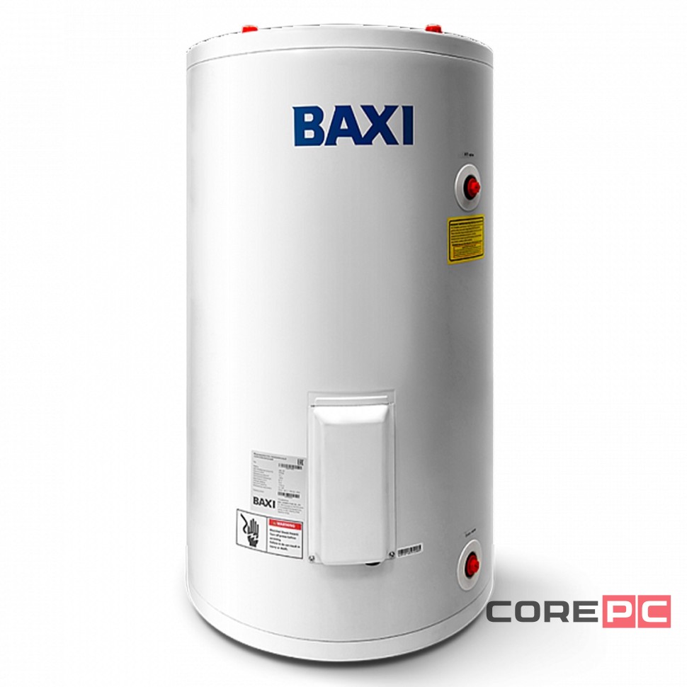 Бойлер косвенного нагрева BAXI UBC 150 напольный, одиночный змеевик, с верхним подключением