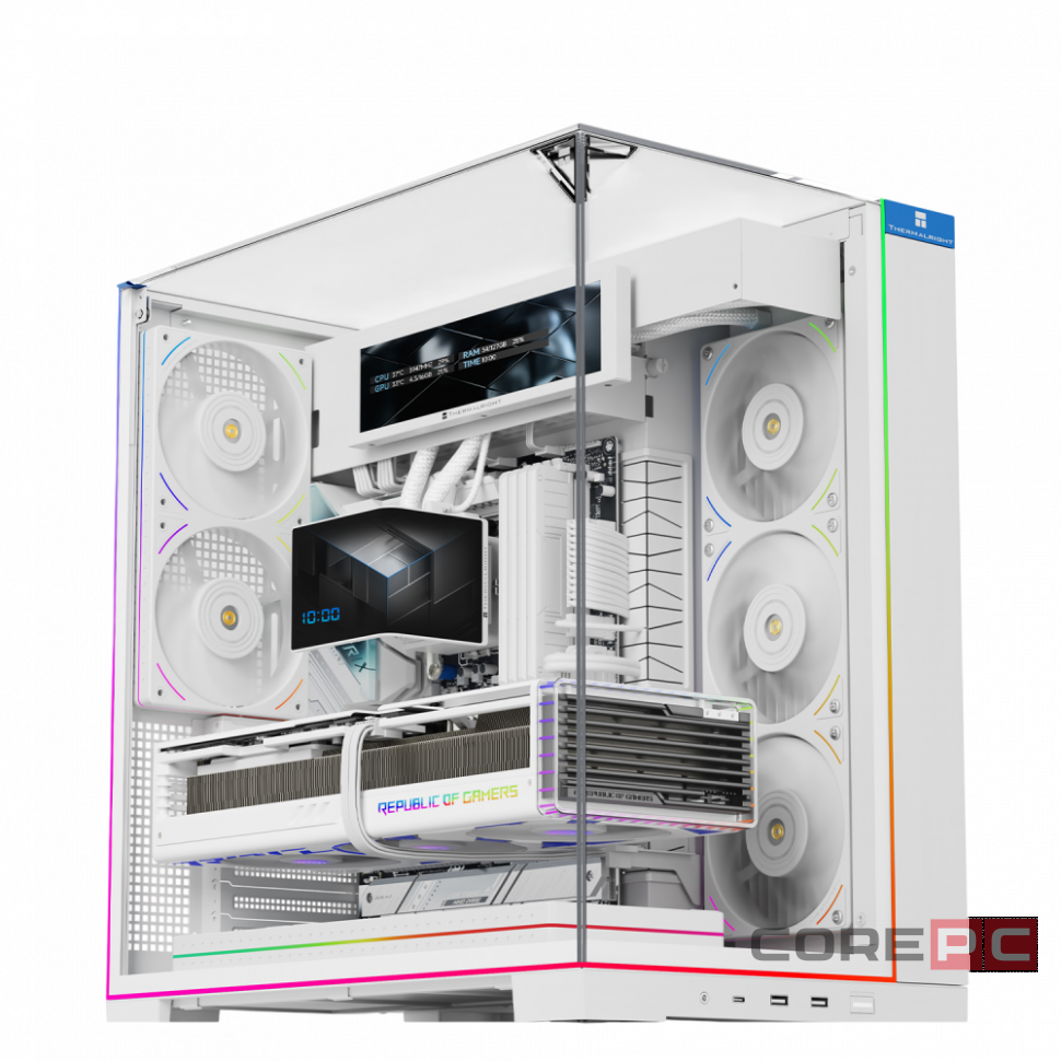 Компьютерный корпус Thermalright TR-A70 FAN5-C White (TRA70F5CW)