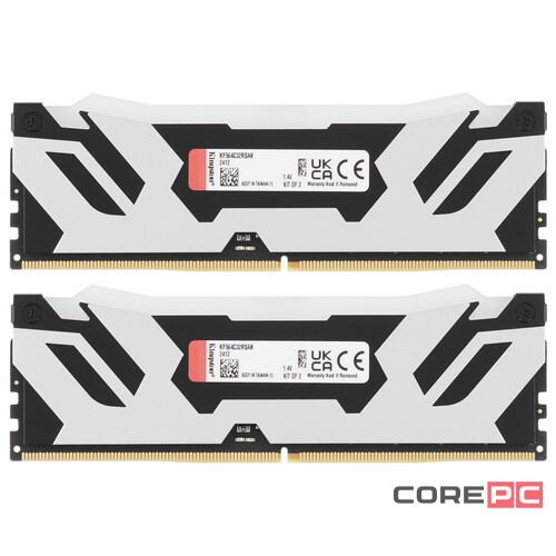 Оперативная память 64 Gb 6400 MHz Kingston FURY Renegade Silver/Black RGB (KF564C32RSAK2-64)