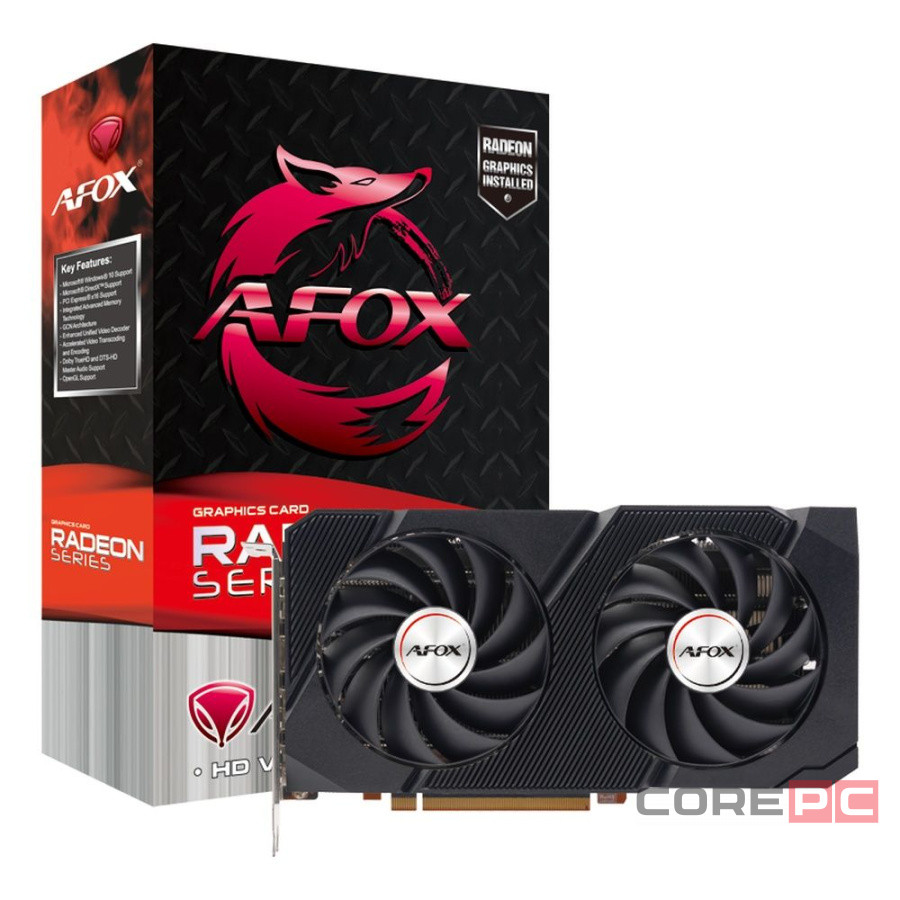 Видеокарта AFox (AFRX6650XT-8GD6H6) Radeon RX 6650 XT 8GB