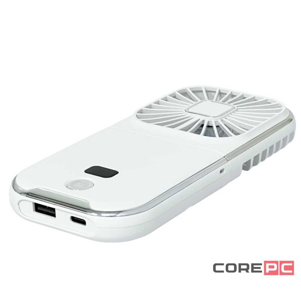 Вентилятор портативный + powerbank 3000mAh Xiaomi F30 Pro белый