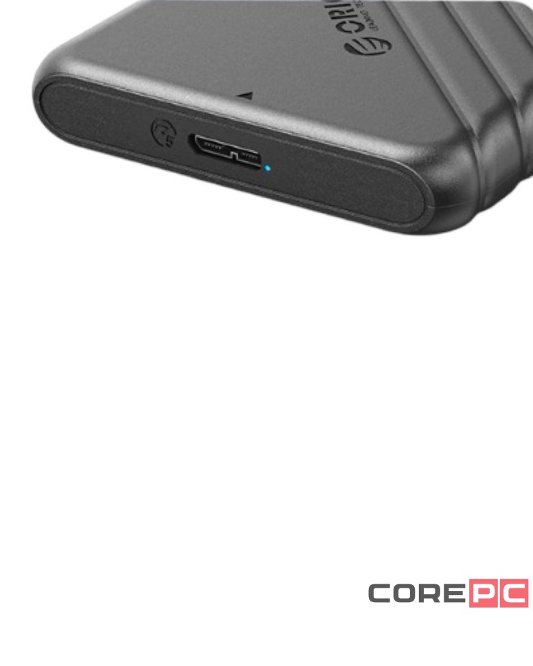 Внешний корпус для HDD/SSD 2.5 Orico 25PW1-U3 Micro-B черный