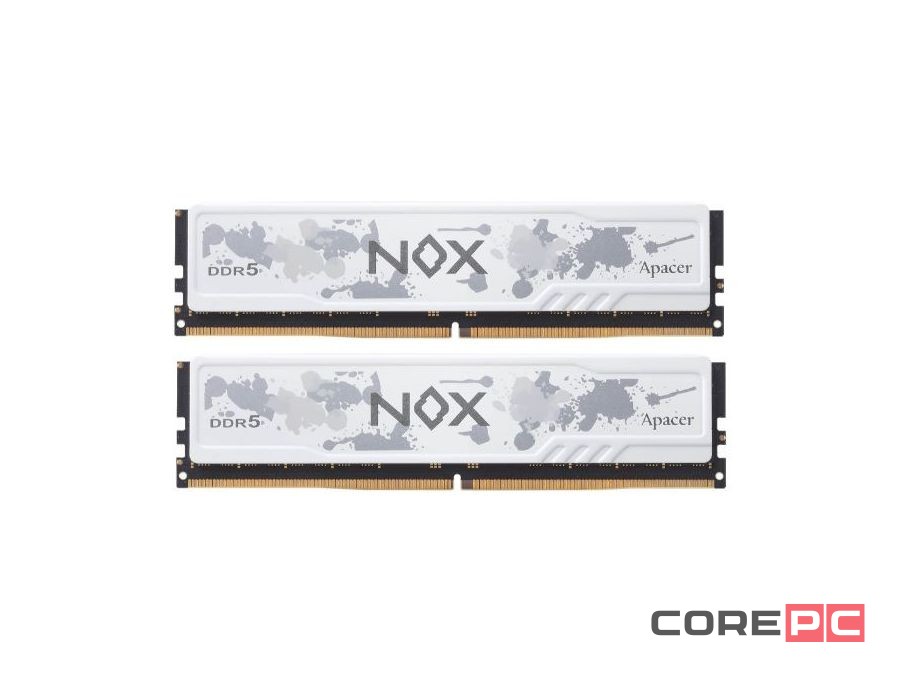 Оперативная память 32 Gb 6200 MHz Apacer NOX White (AH5U32G62C532MWAA-2)