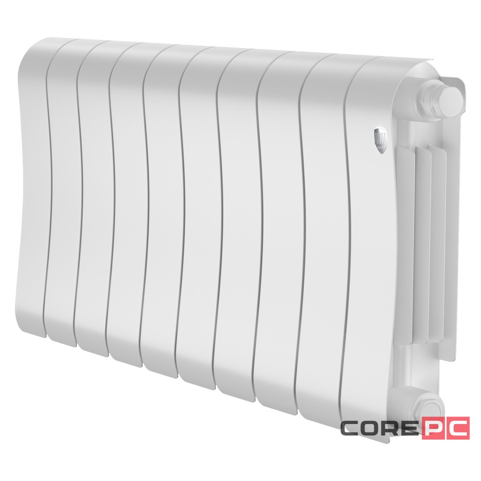 Радиатор биметаллический Royal Thermo Infinity 300 Bianco Traffico VR80 - 10 секц.