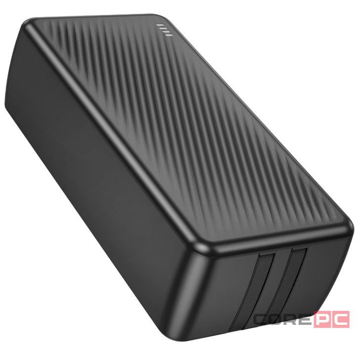 Powerbank Borofone BJ57B 30000mAh 2USB/Type-C/Micro с проводом Type-C/Lightning черный