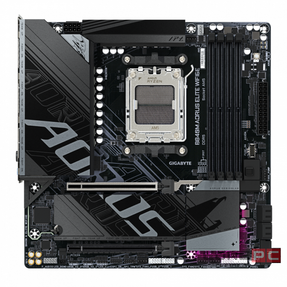 Материнская плата Gigabyte B840M AORUS ELITE WIFI6E