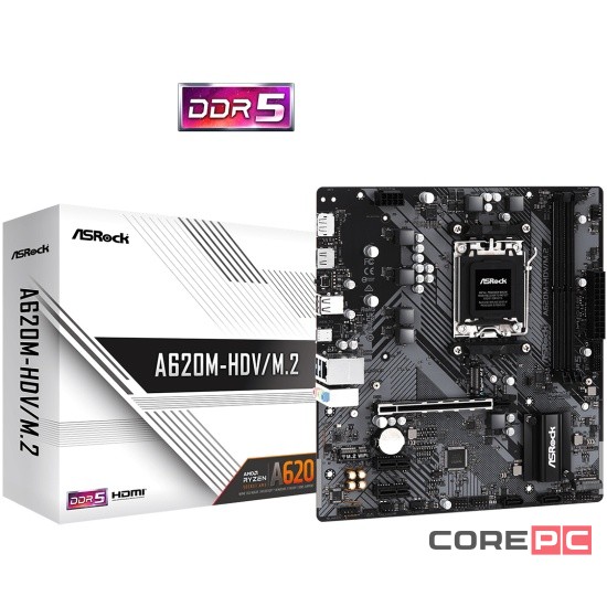 Материнская плата ASRock A620M-HDV/M.2