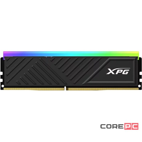 Оперативная память 8 Gb 3600 MHz ADATA XPG SPECTRIX D35G RGB Black (AX4U36008G18I-SBKD35G)