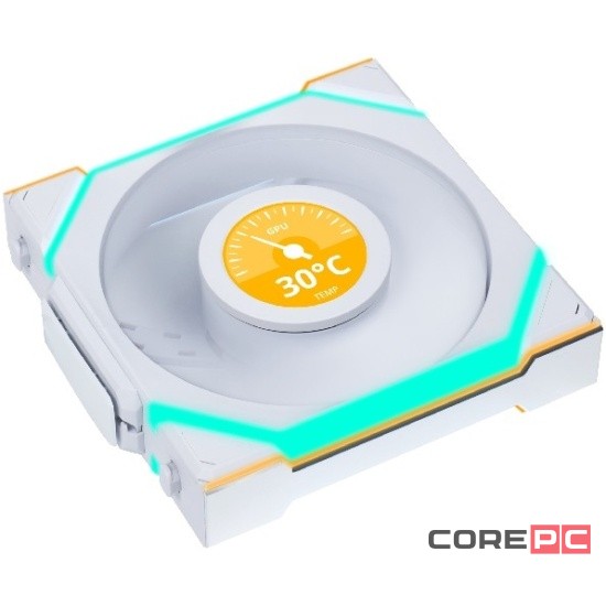 Вентилятор для корпуса Lian Li UNI FAN SL WIRELESS LCD 120 12SLLCD1W1W ARGB White (G99.12SLLCD1W1W.R0)