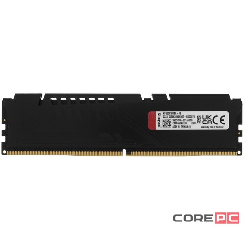 Оперативная память 16 Gb 6000 MHz Kingston FURY Beast Black (KF560C36BBE-16)