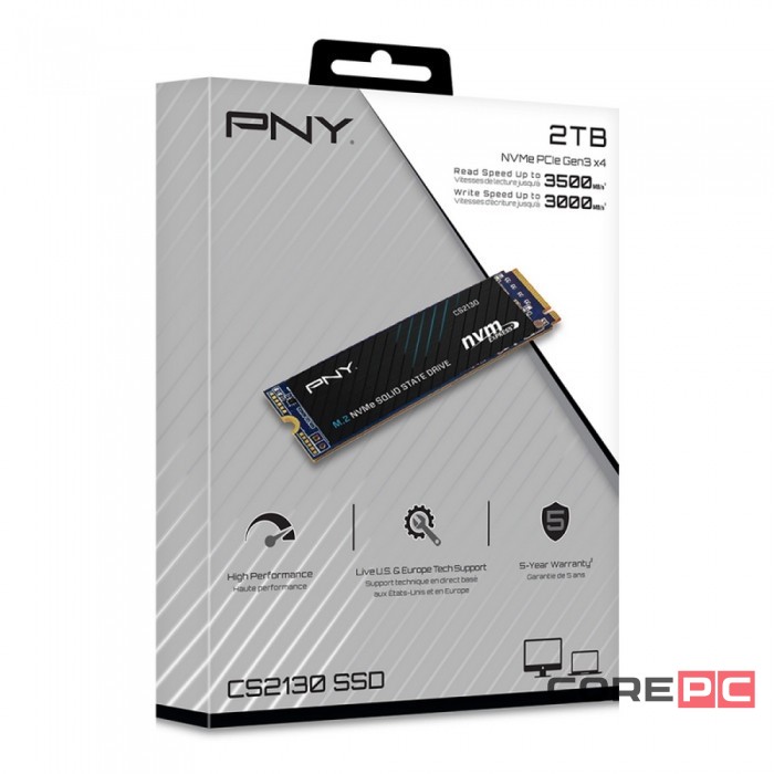 Твердотельный накопитель PNY 2000 Gb CS2130 M280CS2130-2TB-RB