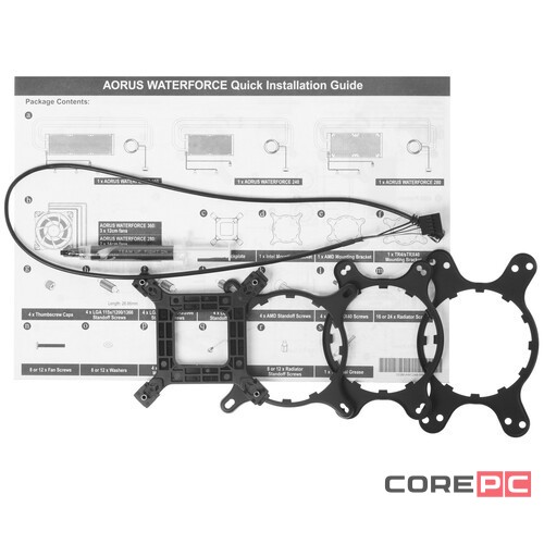 Система жидкостного охлаждения для процессора Gigabyte AORUS WATERFORCE 360