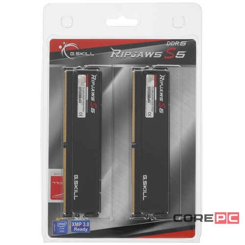 Оперативная память 32 Gb 5600 MHz G.Skill RIPJAWS S5 Black (F5-5600J3036D16GX2-RS5K)