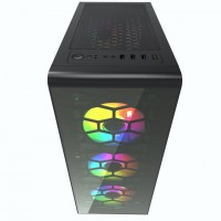 Компьютерный корпус Powercase MISTRAL Micro H3B V2 TG RGB Black CMIH3BV2-L3