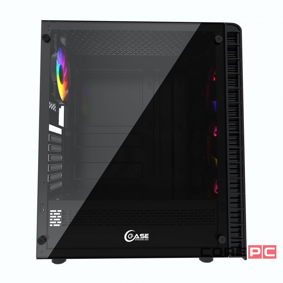 Компьютерный корпус Powercase MISTRAL Micro H3B V2 TG RGB Black CMIH3BV2-L3
