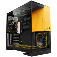 Компьютерный корпус Geometric Future Model 5 ARGB Black Yellow with fans (1AM5WKBY01100)